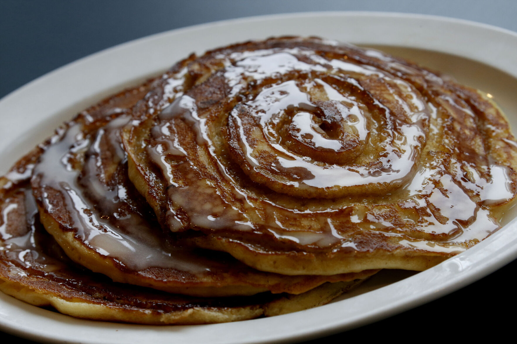 Campfire Grill's cinnamon roll pancakes